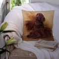 thumbnail image 3 of Carolines Treasures HMHE0181PW1414 Red Irish Setters Portrait by Michael Herring Canvas Decorative Pillow  14Hx14W, 3 of 4