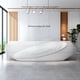 thumbnail image 4 of Painted front desk, reception desk, curved bar counter, high-end counter, beauty salon  company hotel welcome desk, creative My Lux Decor Round, 4 of 18
