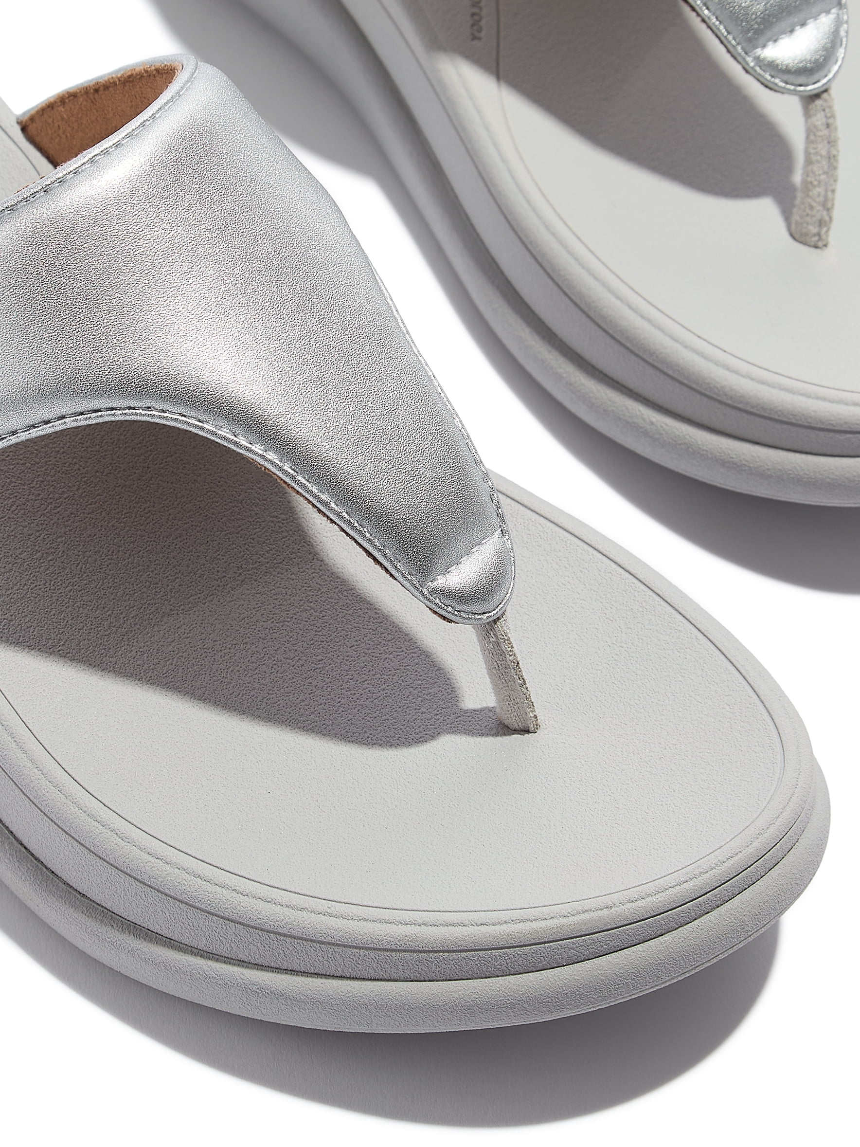 Fitflop Women's F-Mode Go Adjustable Flatform Toe-Post Sandals