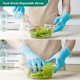 thumbnail image 4 of Guantes desechables de nitrilo Kebada D1 para limpiar alimentos 1000CT, 4 of 6