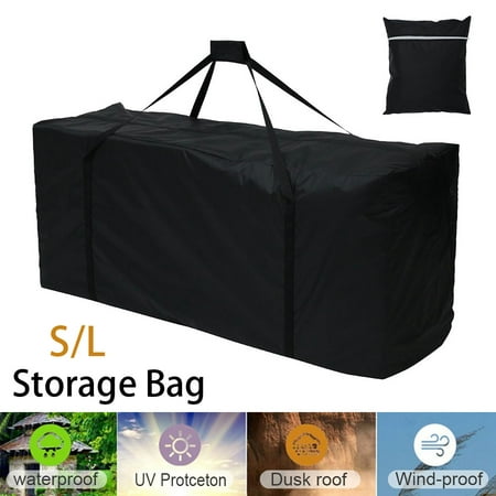 Willstar Large Outdoor Garden Furniture Cushion Storage Bag Cover Heavy ...