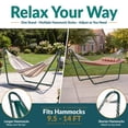 thumbnail image 4 of Sunnydaze 550 lb Powder-Coated Steel Universal Hammock Stand - Green, 4 of 15