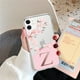 thumbnail image 1 of Funda de teléfono transparente con letras iniciales de flores rosas de la A a la Z para iphone 11 13 Pro Max 12 Pro Max 7 8 Plus XS Max X XR, funda blanda Tan Jianjun unisex, 1 of 2