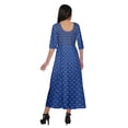 thumbnail image 4 of Moomaya Robes Tuniques pour Femmes Manches 3/4 Imprimées Kurti Tenue d'Été, 4 of 5