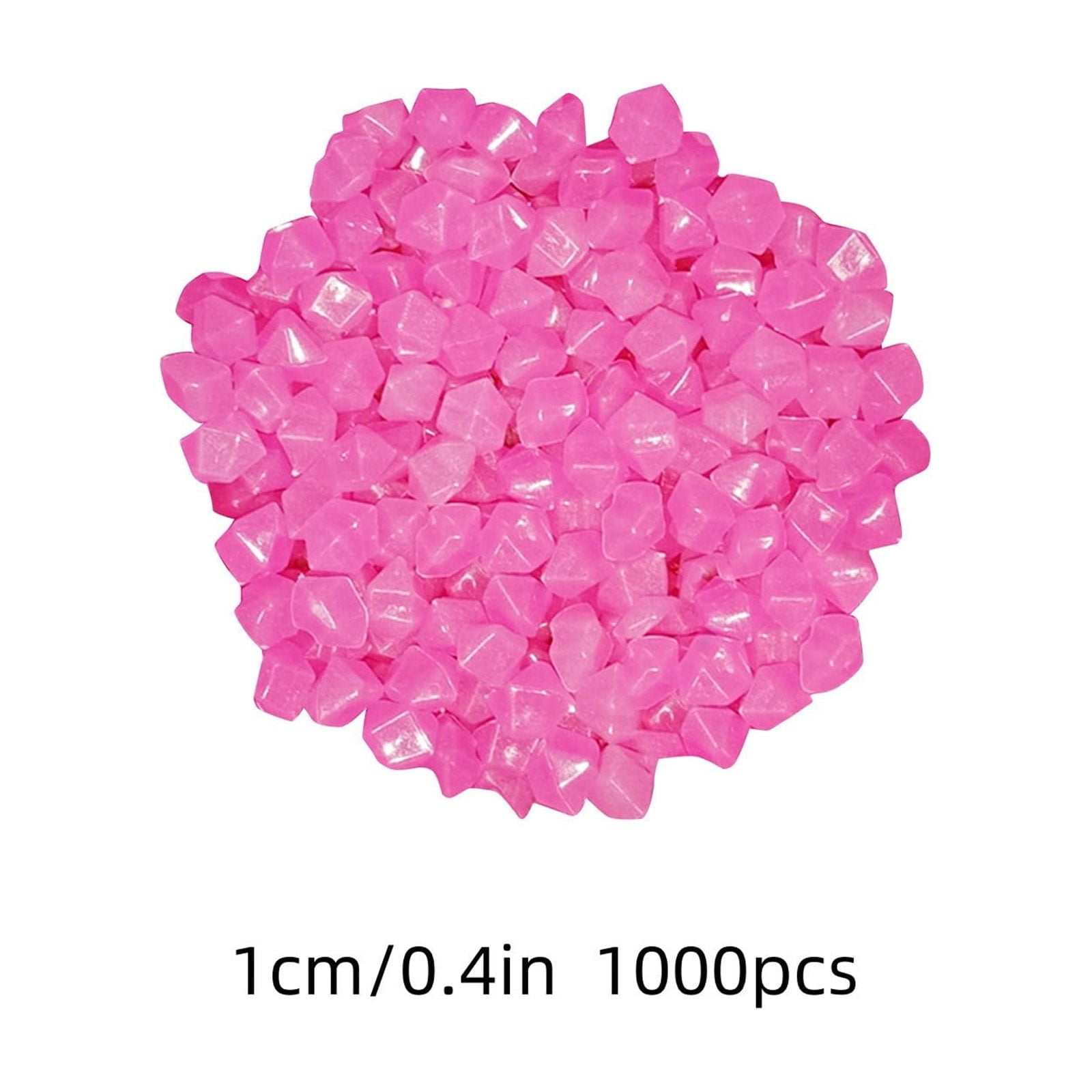 Roiihwy Small Aquarium Gravel Sand, Decorative Fish Tank Gravel, Glow in The Dark Rocks for Vase Fillers, Terrarium, Fairy Garden, Potted Plants