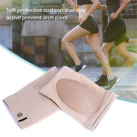 YLSHRF Arch Support Sleeves Sock with Comfort Gel Pad Cushions,Foot Heel Pain Relief Plantar Fasciitis Insole Pads & Arch Support Shoes