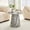 Tall (1PC) - Gray, variant on Hi loPres 19.6" Gray Faux Marble Coffee Table, Modern MDF Circular Side Furniture for Living Room and Small Spaces