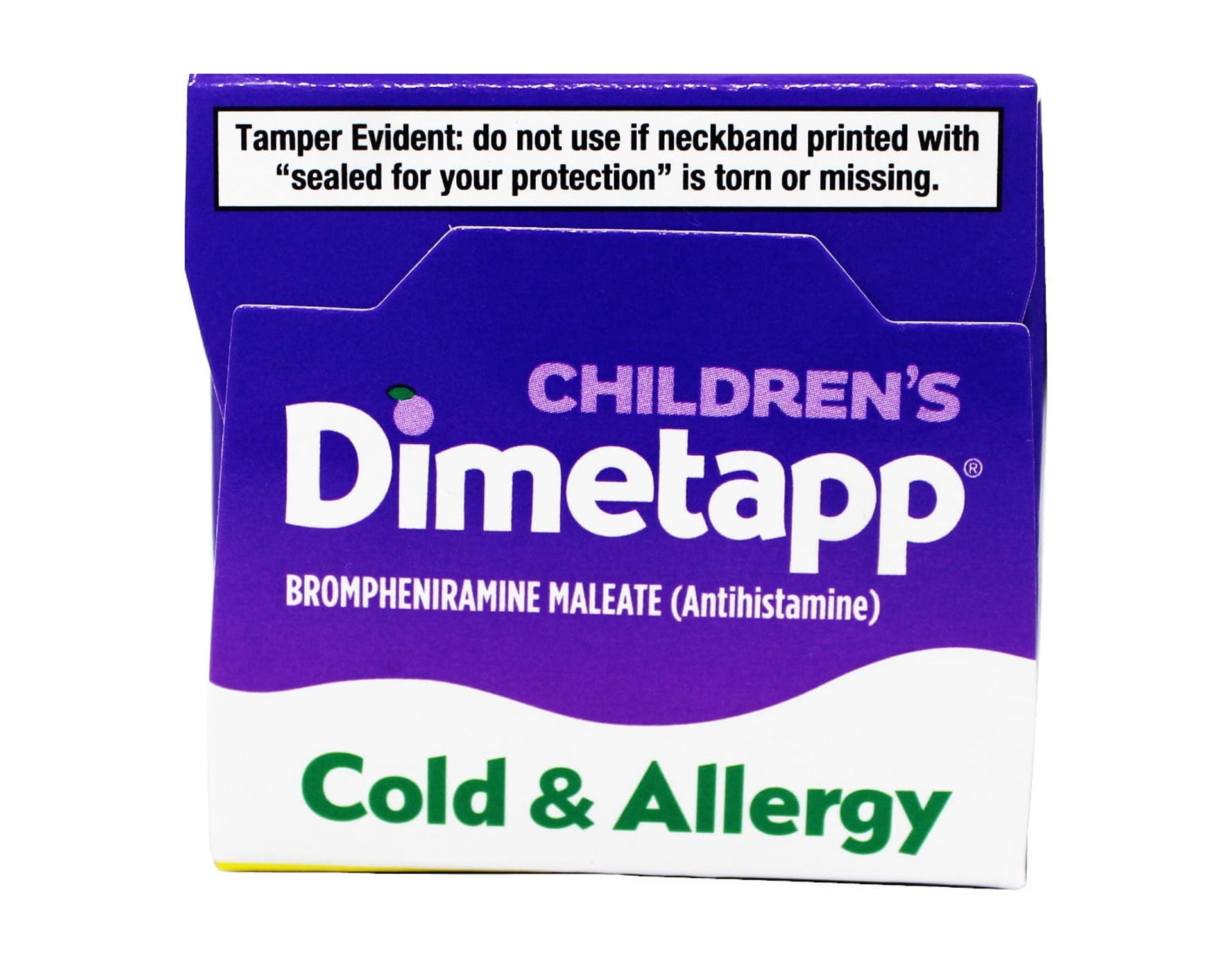 4 Pack Dimetapp Children's Cold & Allergy Cold Grape Flavor 4 Oz Each