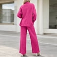 thumbnail image 4 of Enjoytime Pajamas for Women Set Long Sleeve Button Down Shirts with Pants 2 Piece Lounge Sets Comfy Sleepwear, 4 of 6