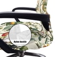 thumbnail image 5 of ZIATUBLES Office Chair Cover Stretch Spandex Fabric Rotating Chair Slipcover Fit Desk Computer Chair Soft Washable Home Office Chair Covers with Snap Button, S, Squirrel Bird Fruit Tree, 5 of 7