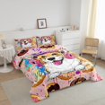 thumbnail image 3 of Juego de edredón Twin Size 2pcs, Graffiti Cartoon Dog Cute Animal Print Bedding, 3 of 6