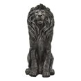thumbnail image 1 of Plutus Brands PBTH94029 Résine Lion Assis&44; Argent, 1 of 1