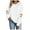 White, variant on larppty Women's Casual Crew Neck Christmas Snowman Print Sweatshirt Loose Soft Long Sleeve Pullover Tops （White, S）
