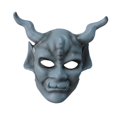 thumbnail image 3 of Máscara de Halloween aterradora, máscara de terror, cosplay, disfraz de fiesta, máscara novedosa para adultos, máscara facial para presentaciones en azul, 3 of 8