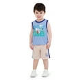thumbnail image 6 of Snoopy Toddler Boy 3 Piece Blue Short Set, Size 2T-4T, 6 of 6