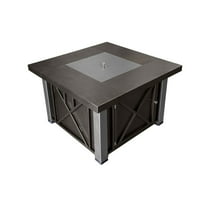 AZ Patio Heaters Outdoor Fire Pit in Hammered Bronze and Stainless Steel