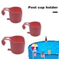 thumbnail image 4 of Fairnull Poolside Cup Holder Convenient Durable Easy Installation Spill-Proof Drink Storage Holder for Outdoor Pool Parties, 4 of 9