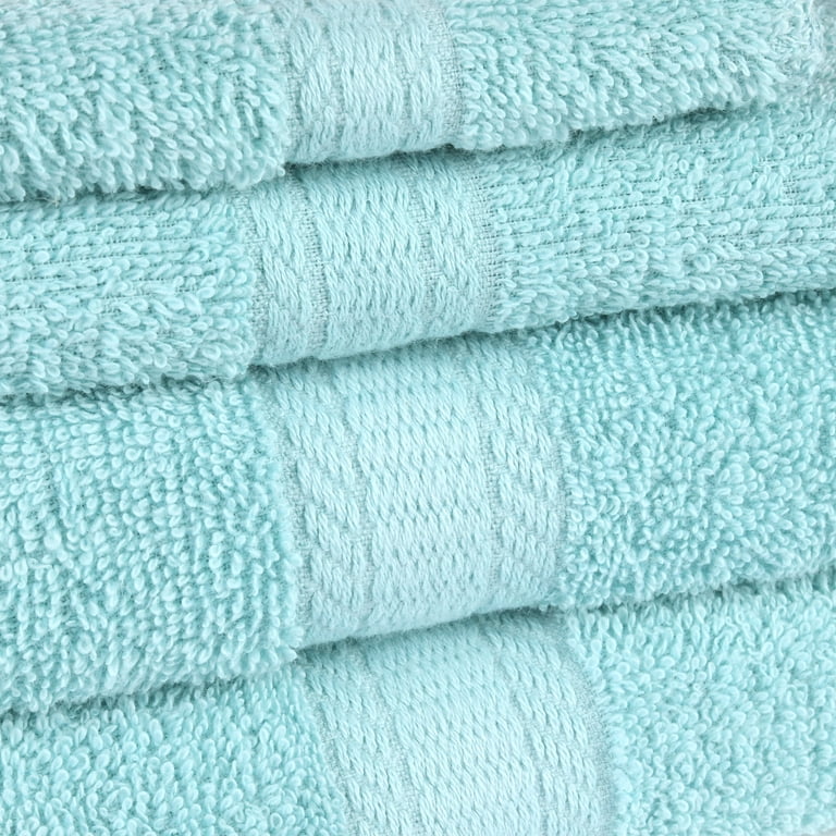 Mainstays Basic Solid 18-Piece Bath Towel Set Collection, Black