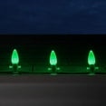 thumbnail image 3 of OptiCore C9 Opaque Ceramic Style Green LED Christmas Lights Replacement Bulbs, Pack of 25, Shatterproof 0.84W, E17 Base, 3 of 7