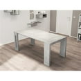 thumbnail image 7 of Casabianca Modern Erika Engineered Wood Italian Extendable Console Table in Gray, 7 of 7