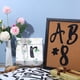 thumbnail image 3 of Pegatinas Outus Letters de vinilo autoadhesivo de 15,24 cm, color negro, 3 of 6