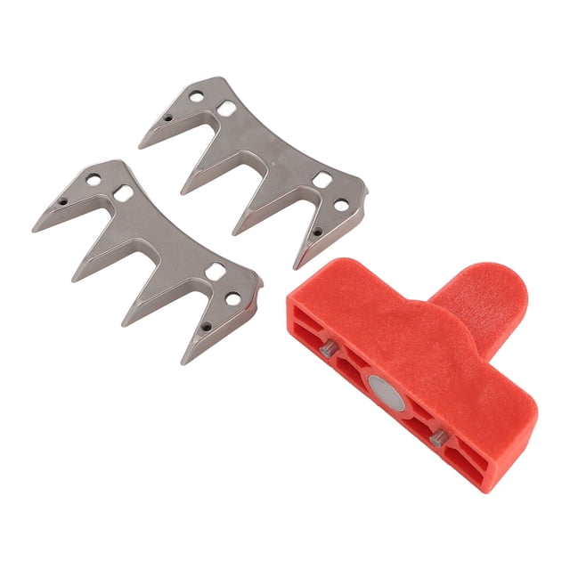 Wool Clipper Blade, Stainless Steel Versatile 4 Teeth Sheep Cutter Replacement Blade for Goats