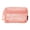 Dark Orange, variant on bestolf Cosmetic Bag Zipper Design Adjustable Size Mesh See-Through Washable Travel Makeup Organizer Storage Pouch (Light Gray )