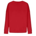 thumbnail image 4 of Mlzmgr Plus Size Womens Sweatshirts Loose Fitted Baggy Fleece Warm Sports Casual Shirts for Women L-5XL, 4 of 6
