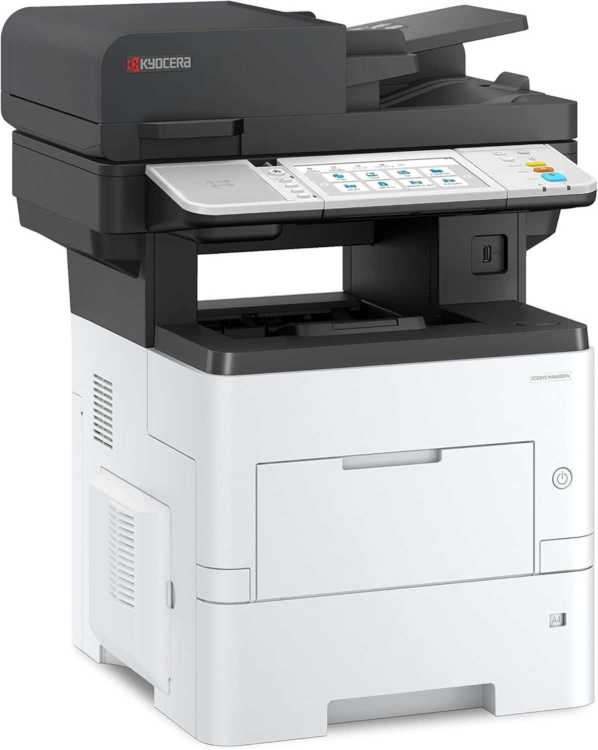 Kyocera ECOSYS MA6000ifx A4 Monochrome B/W Laser Multi-Function Printer - 62 ppm, Copy, Print, Scan, Fax, Duplex, Network, 1200 DPI, 1.5 GB Memory, 600 Sheets Capacity