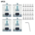 thumbnail image 1 of 4Pcs Furniture Leveling Feet Adjustable Leveling Feet for Cabinets and Tables, 1 of 3