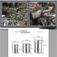 thumbnail image 2 of Large Non-Magnetic Stainless Steel Powder Shaker with Durable Mesh & Plastic Lid - Ideal for Coffee, Herbs, Spices - Even Distribution, Easy to Clean & Store - Perfect for Culinary Use, Camping,, 2 of 6