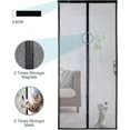 thumbnail image 2 of Magnetic Mosquito Net For Door (90x210, Black), 2 of 5