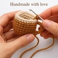thumbnail image 3 of ANNECOSK Handmade Positive Crochet Coffee Cup - Desk Decor & Gift for Coffee Lovers, 3 of 7
