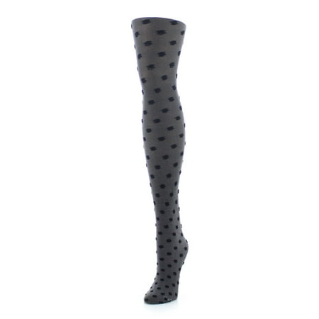 MeMoi Toddler Girl Polka Dot Tights | Girls Polka Dot Tights by MeMoi 4--6 / Black MK 713
