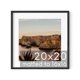 thumbnail image 1 of Marco de fotos HAUS AND HUES, madera de roble negro, 50 x 50 cm, con tapete, 1 of 6