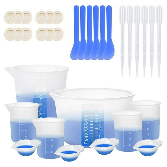 Silicone Measuring Cups for Resin, Resin Supplies