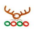 thumbnail image 2 of RYRDWP Clearance PVC Inflatable Christmas Antlers with 4 Rings – Festive Holiday Headwear for Christmas Parties, Cosplay & Xmas Decorations, 2 of 5