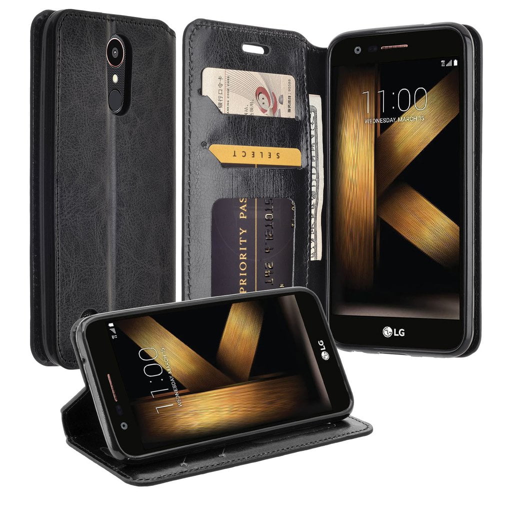 For TracFone/Straight Talk LG L413 Case/LG 413DL Case/Premier Pro LTE Case Pu Leather Flip