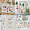 thumbnail image 6 of 8 Sheets Snowman Wall Stickers Christmas Tree Stockings Window Clings Wall Decals Stickers Peel and Stick PVC Waterproof Self Adhesive for Home Living Room Showcase Party Supplies, 6 of 9
