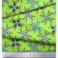 thumbnail image 3 of Soimoi Modal Satin Fabric Tiles Moroccan Print Sewing Fabric Yard 42 Inch Wide, 3 of 3