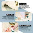 thumbnail image 6 of Wellber Area Rug Soft Vintage Floral Rugs Non Slip Carpet for Bedroom Living Room Home Deocr,4'x6',Beige, 6 of 6