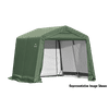Shelterlogic ShelterCoat Garage, 11'x 16' x 10' ft, Peak Style, Green, Fabric