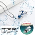 thumbnail image 4 of Ship's Anchor Urn Necklace for Ashes Roseflower Cremation Jewelry Stainless Steel Memorial Human Ashes Keepsake Pendant for Women Men, 4 of 6