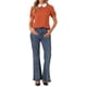 thumbnail image 2 of INSPIRAR CHIC Blusa de Mujer Vintage con Cuello Peter Pan y Mangas Cortas de Contraste XS Caramelo, 2 of 6