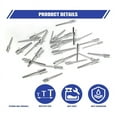 thumbnail image 4 of 600 Pcs 14 Size Pop Rivets Assortment Kit Aluminum Rivets (3/32 Inch 1/8 Inch 5/32 Inch 3/16 Inch),Assorted Blind Rivets, 4 of 5