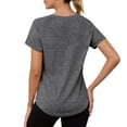 thumbnail image 5 of ABATAB Womens Short Sleeve Shirts V Neck Workout Top Gym Athletic Yoga T-Shirt Stretch Comfy Casual Lightweight Clothes, 5 of 7