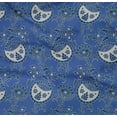 thumbnail image 4 of oneOone Coton Bio Popeline Sergé Feuilles & Imprimé Floral Bloc 1 Yard 42 Inch Wide, 4 of 4