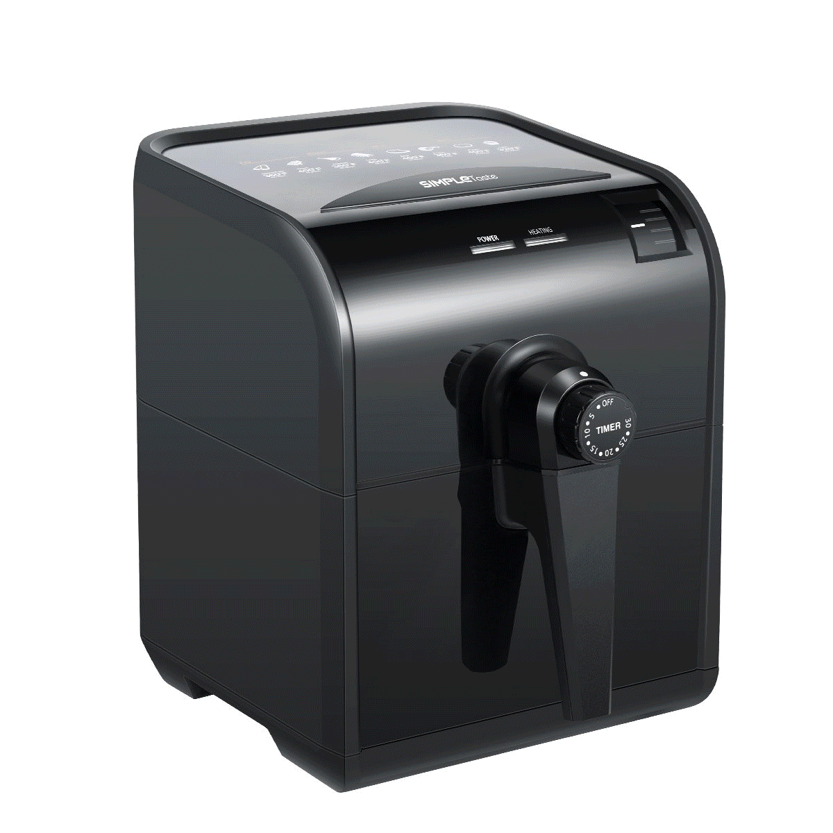 Simpletaste Air Fryer with Rapid Circulation Technology for Low Fat Oil