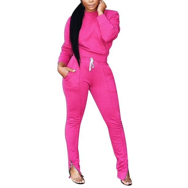 two piece sweats set