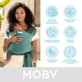 thumbnail image 2 of Portabebés Moby Wrap | envoltura reversible | Portabebés para recién nacidos y bebés | #1 envoltura para bebé | Regalo de bebé | Mantiene al bebé seguro y protegido | para todo tipo de cuerpo | Perfec, 2 of 5